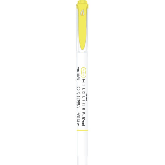 Rotulador Zebra Mildliner Doble Punta Fluor Amarillo