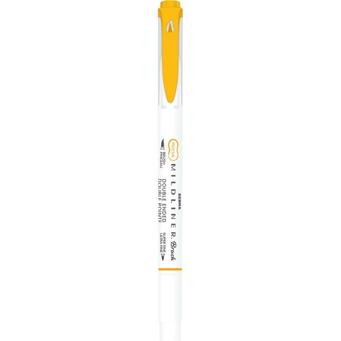 Rotulador Zebra Mildliner Doble Punta Pincel Warm Oro | Zebra Pen | Pack 10 Unidades Imagen principal del producto