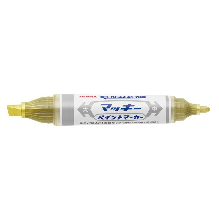 Rotulador Zebra Mckie Paint Marker Oro | Zebra Pen | Pack 5 Unidades Imagen principal del producto