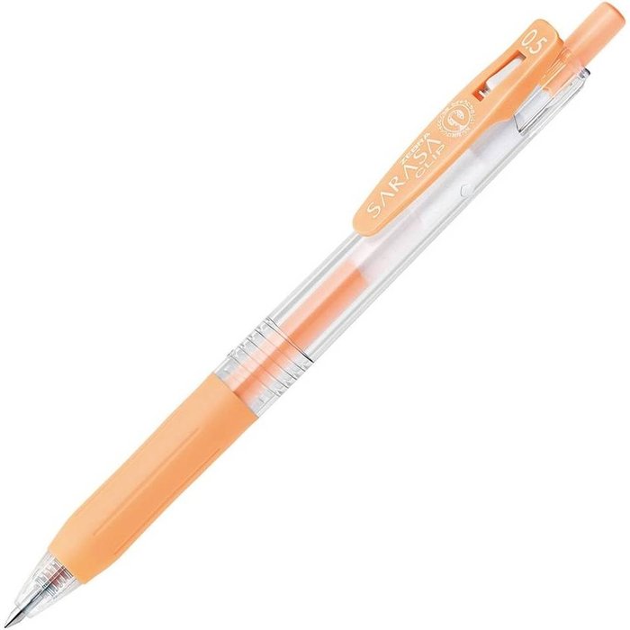 BOLIGRAFO ZEBRA SARASA GEL CLIP 0,5 MILK NARANJA | 10 UNIDADES | (ZEBRA PEN) Imagen principal del producto