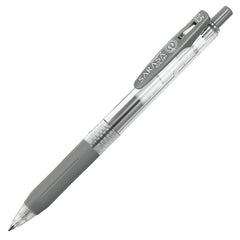 BOLIGRAFO ZEBRA SARASA GEL CLIP 0,5 GRIS | 12 UNIDADES | (ZEBRA PEN)