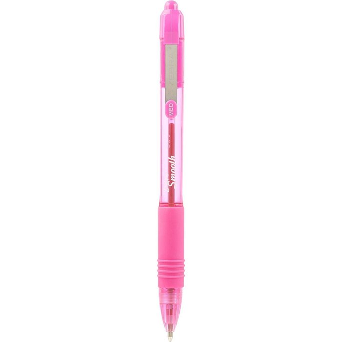 BOLIGRAFO ZEBRA Z-GRIP SMOOTH 1,0 ROSA | 12 UNIDADES | (ZEBRA PEN) Imagen principal del producto