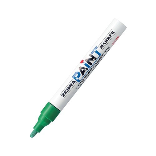 Rotulador Zebra Acrílico Paint Marker 3 mm Verde