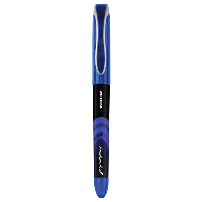 PLUMA ZEBRA DESECHABLE AZUL | 12 UNIDADES | (ZEBRA PEN)