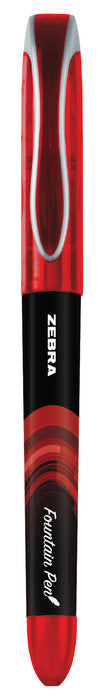 PLUMA ZEBRA DESECHABLE ROJO | 12 UNIDADES | (ZEBRA PEN)