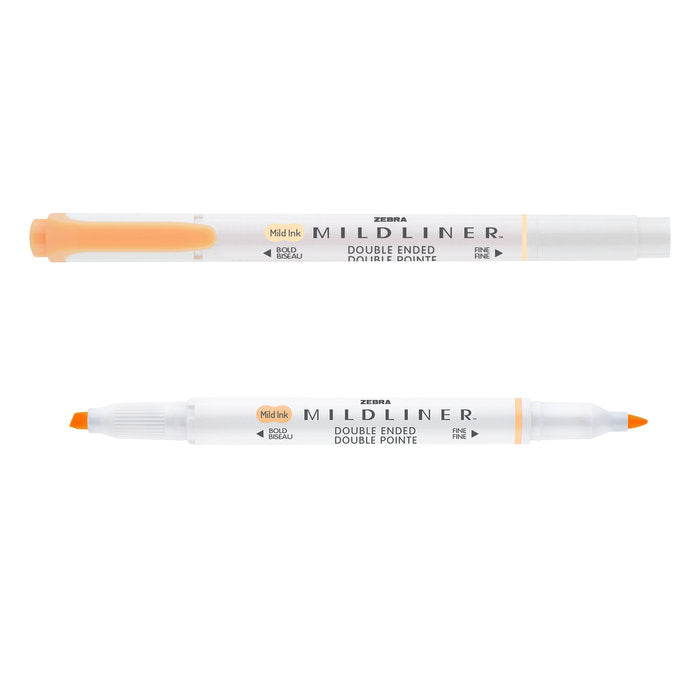 Rotulador Zebra Mildliner fluorescente naranja, pack 10 ud.