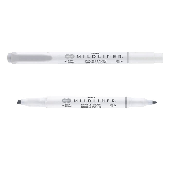 Rotulador Zebra Mildliner Cool & Refined Gris | Zebra Pen | Pack 10 Unidades Imagen principal del producto