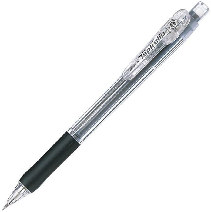 PORTAMINAS ZEBRA TAPLI CLIP 0,5 NEGRO | 10 UNIDADES | (ZEBRA PEN)