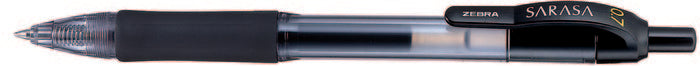 Bolígrafo Zebra Sarasa Gel Retractable 0,7 mm Negro