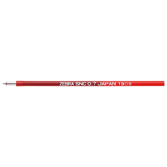 RECAMBIO BOLIGRAFO ZEBRA SNC 0,7 ROJO | 10 UNIDADES | (ZEBRA PEN) Imagen principal del producto