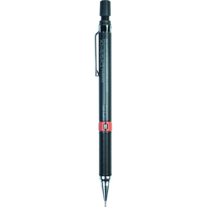 PORTAMINAS ZEBRA DRAFIX 0,5MM | 12 UNIDADES | (ZEBRA PEN)