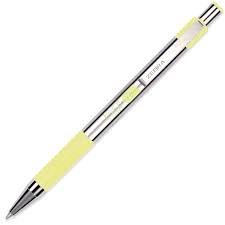 BOLIGRAFO ZEBRA F-301 AMARILLO PASTEL | 12 UNIDADES | (ZEBRA PEN) Imagen principal del producto
