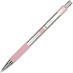 BOLIGRAFO ZEBRA F-301 ROSA PASTEL | 12 UNIDADES | (ZEBRA PEN)