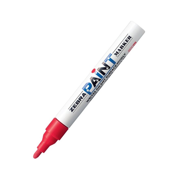 Rotulador Zebra Acrilico Paint Marker 3 mm Rojo Imagen principal del producto