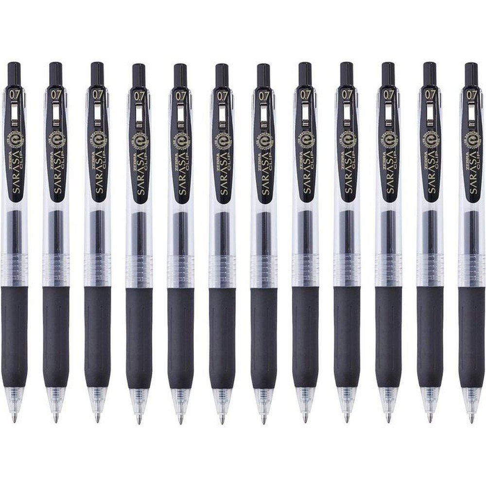 Bolígrafo Zebra Sarasa Clip Gel 0,7 mm Negro