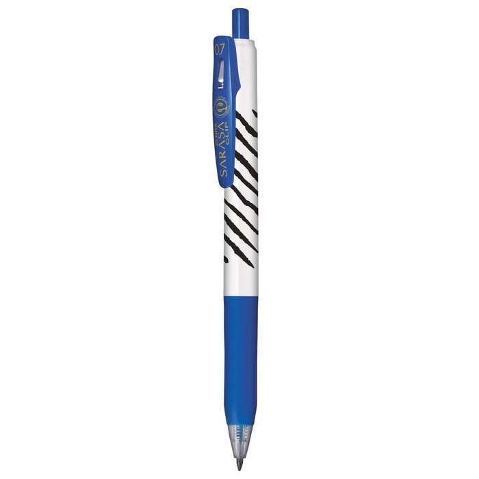 Bolígrafo Zebra Sarasa Clip Stripes Azul, pack de 10