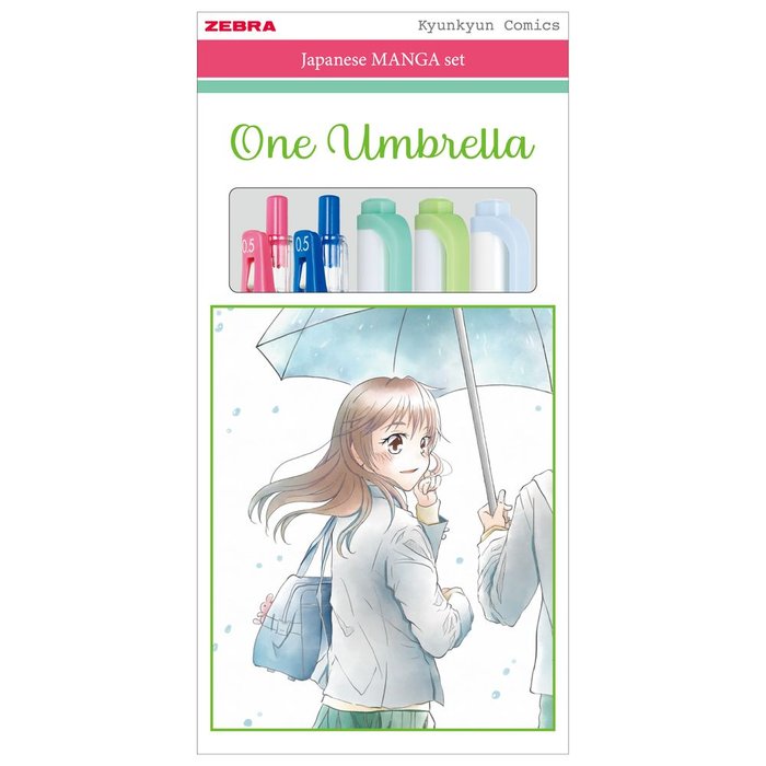 Set Zebra Manga Umbrella Edición Limitada Marca Zebra Pen Imagen principal del producto