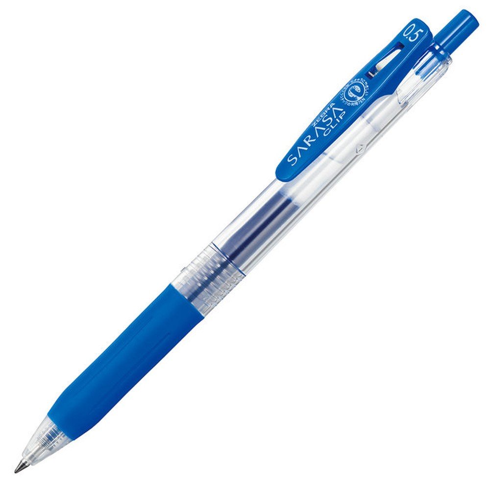 Bolígrafo Zebra Sarasa Gel 0,5 Azul Cobalto (10 unidades)