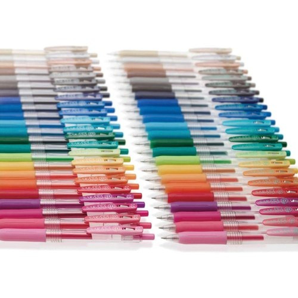 Bolígrafo Zebra Sarasa Clip Gel 0,4 mm Azul, 10 unidades