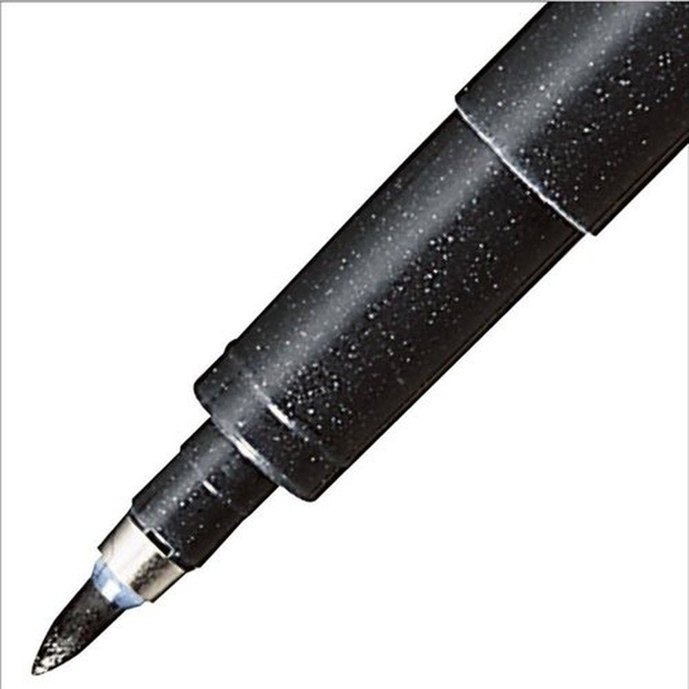 Rotulador pincel Zebra WF3 medio negro, pack 10 ud.