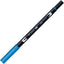 Rotulador Doble Punta Pincel Dual Brush 476 Cyan | Tombow | Pack 6 Unidades