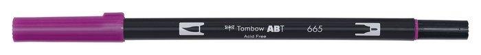Rotulador Tombow Dual Brush 665 Purple | Tombow | Pack 6 Unidades