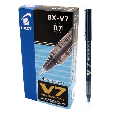 ROTULADOR PILOT V7 NEGRO | 12 UNIDADES | (PILOT)