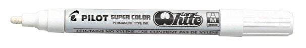 Rotulador Permanente Sc-W-M Blanco Medio | Pilot | Pack 12 Unidades