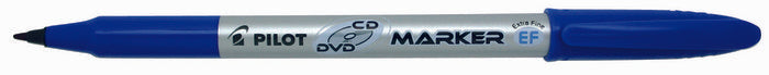 Rotulador Permanente Cd Marker Azul | Pilot | Pack 12 Unidades