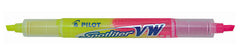 Rotulador Fluorescente Spotliter Vw Amarillo/Rosa | Pilot | Pack 12 Unidades