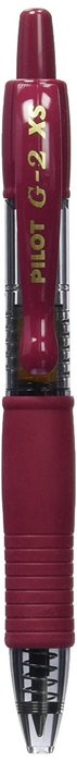 Bolígrafo Pilot G-2 Pixie Burdeos, pack 12 unidades