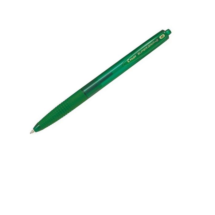 BOLIGRAFO PILOT SUPERGRIP G VERDE | 12 UNIDADES | (PILOT) Imagen principal del producto