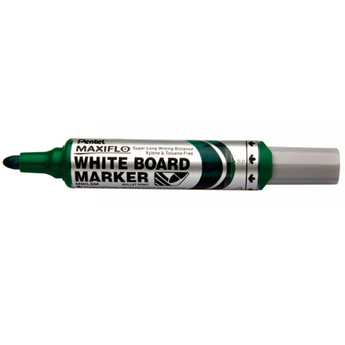C/12 Rotulador para Pizarra Blanca Verde Maxiflo Pentel