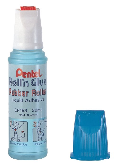 PEGAMENTO PENTEL ER-153 30 GRAMOS CON RODILLO | 12 UNIDADES | (PENTEL)