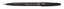 Rotulador Pentel Touch Con Punta De Pincel Negro | Pentel | Pack 10 Unidades