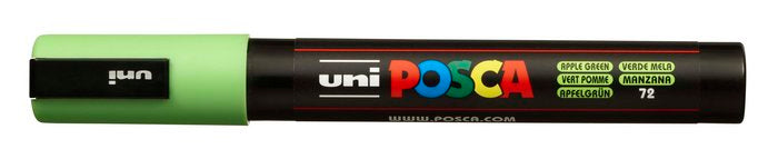 Marcador Uni-posca PC5M Color Verde Manzana 1.8-2.5mm