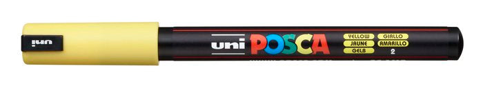 Marcador Uni-posca Pc1mr Color Amarillo Punta 0,7mm Imagen principal del producto