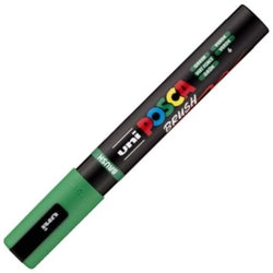 Marcador Uni-Posca Brush Punta 1-4mm Verde Marca Posca