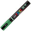 Marcador Uni-Posca Brush Punta 1-4mm Verde Marca Posca