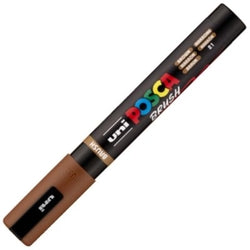 Marcador Uni-Posca Brush Punta 1-4 mm Marrón Marca POSCA