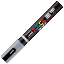 Marcador Uni-Posca Brush Punta 1-4mm Gris Marca Posca Imagen principal del producto