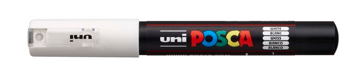 Marcador Uni-posca PC1M Color Blanco Punta 0,7mm Pc1m01 Imagen principal del producto
