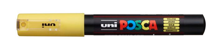 Marcador Uni-posca PC1M Color Amarillo Punta 0,7mm Pc1m2