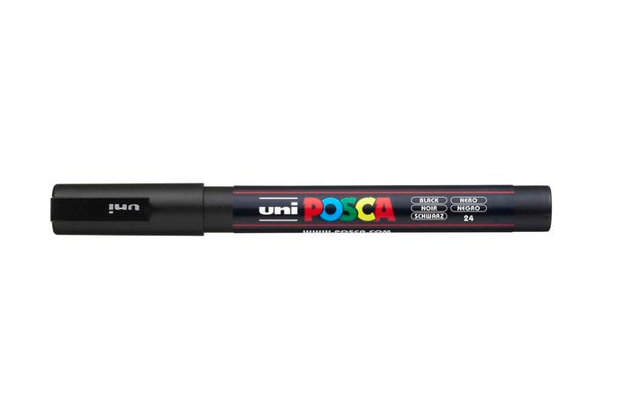 Marcador uni posca pc3m color negro 0,9-1.3mm Imagen principal del producto