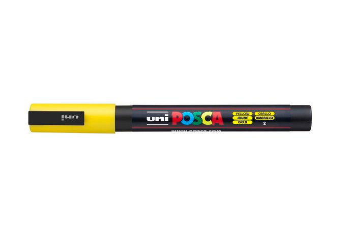 Marcador uni posca pc3m color amarillo 0,9-1.3mm Imagen principal del producto