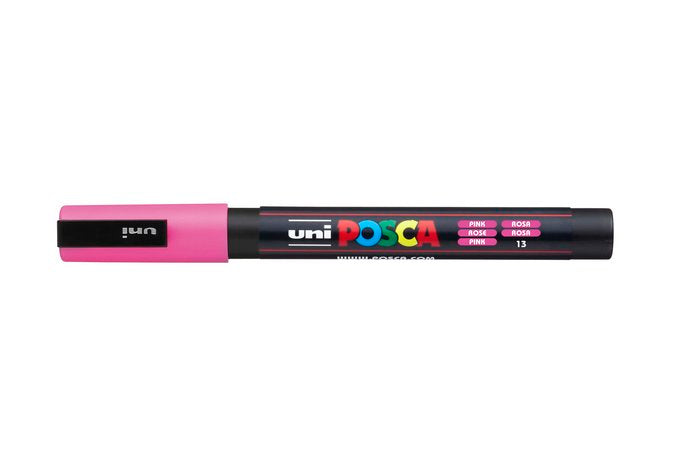 Marcador uni posca pc3m color rosa 0,9-1.3mm Imagen principal del producto