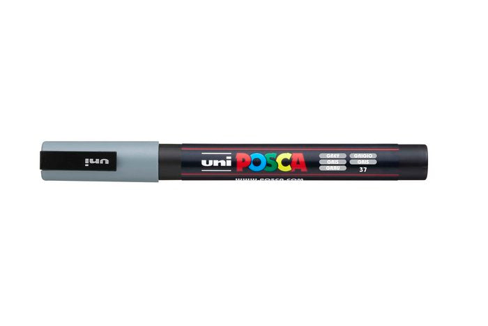 Marcador Uni-posca PC3M Color Gris 0.9-1.3mm