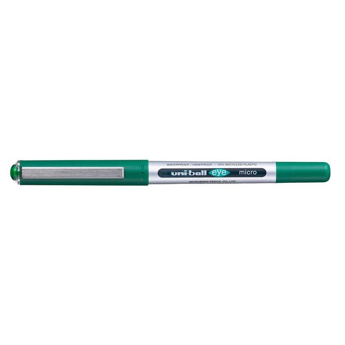 Pack 12 bolígrafos Uni-Ball Eye Micro Verde 0,5 mm Imagen principal del producto