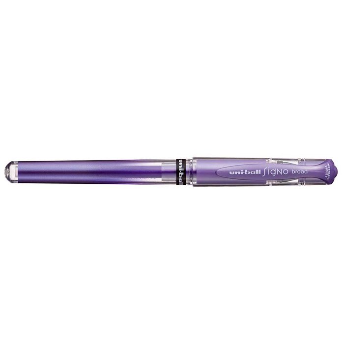 BOLIGRAFO UNIBALL SIGNO UM-153 VIOLETA METALICO | 12 UNIDADES | (UNI-BALL)
