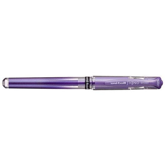 BOLIGRAFO UNIBALL SIGNO UM-153 VIOLETA METALICO | 12 UNIDADES | (UNI-BALL)